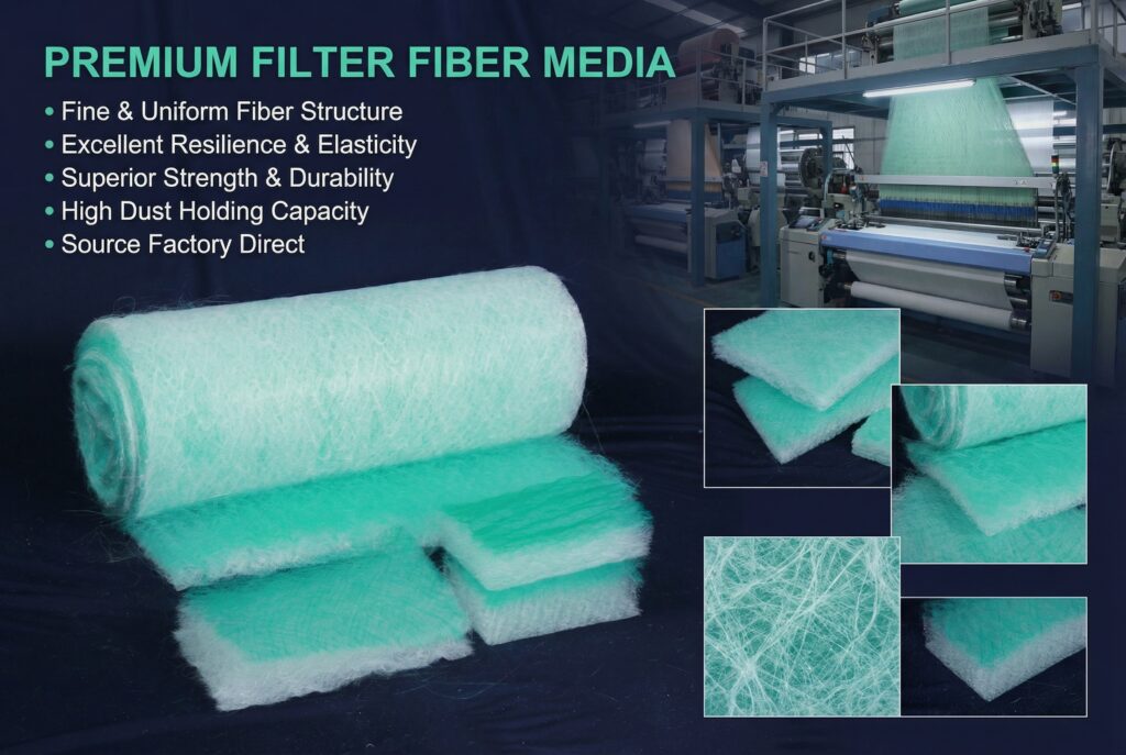 Chuqi Air Filter | Say Goodbye to Paint Mist Problems! A Guide to Choosing High-Efficiency Filter Cotton for a Revitalized Spray Painting Workshop地棉详情页1